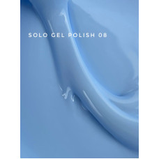 TOUCH Solo Gel Polish 08 – jednofazowy lakier hybrydowy 3w1, jasnoniebieski, 9 ml